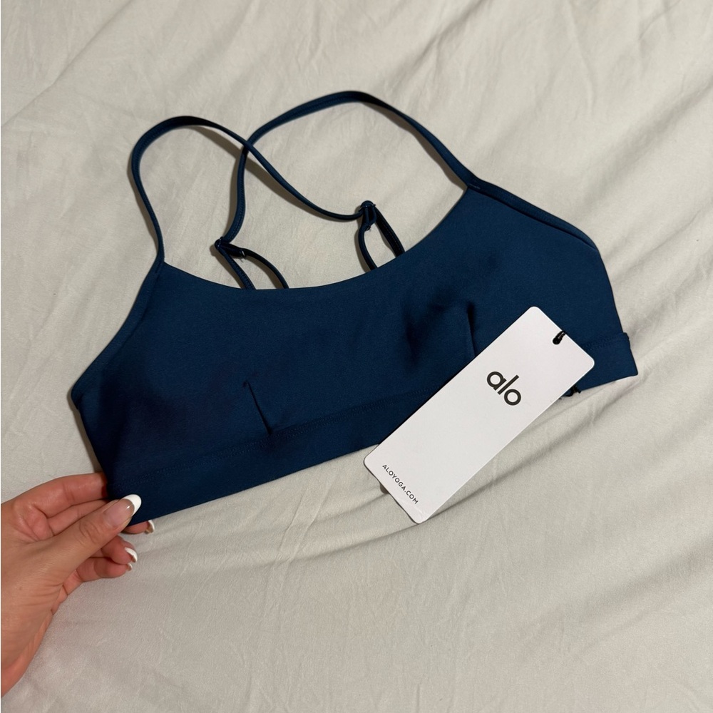 ALO Yoga Eclipse blue Sports Bra